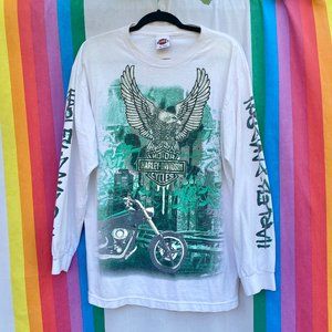 Vintage Harley Davidson Dallas, TX Long Sleeve L
